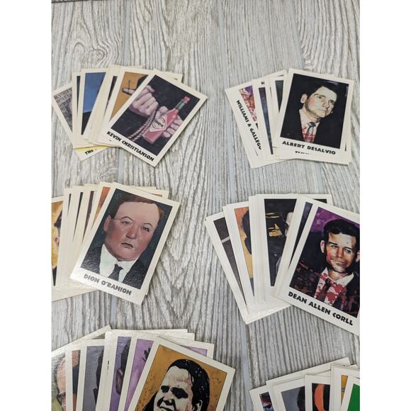 True Crime Card Series Trading Cards Lot Of 186 Vintage - Picture 2 of 8